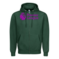 Sports Green premier #league Zipper Hoodie - linhVisuals