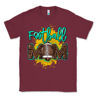 Burgundy Football Mom mother's day Classic Tee - HowdyJamesFarm