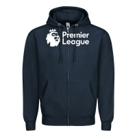 Navy premier #league Zipper Hoodie - linhVisuals
