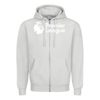 Dove Grey premier #league Zipper Hoodie - linhVisuals
