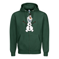 Sports Green olaf Zipper Hoodie - linhVisuals