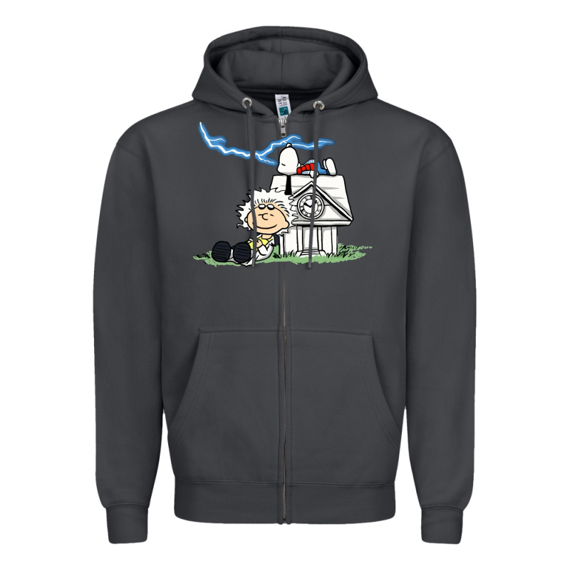 Back To The Peanuts Zipper Hoodie by linhVisuals | Teevron