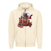 Sandshell jiraiya gamabunta Zipper Hoodie - linhVisuals