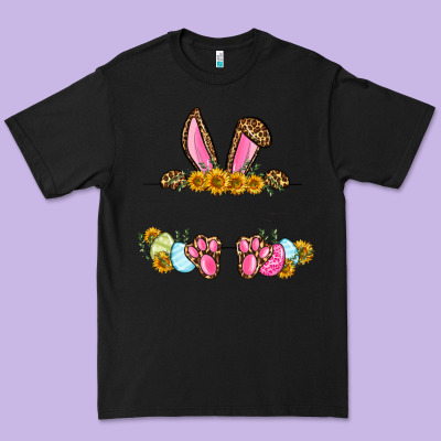 Western Easter Bunny Name Frame Premium Tee Designed By Oliviacreatesart
