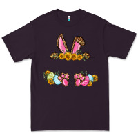 Plum Western Easter bunny name frame Premium Tee - OliviaCreatesArt