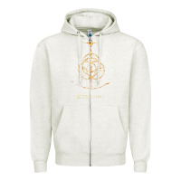 Oatmeal Heather eldenring Zipper Hoodie - linhVisuals