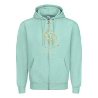 Seafoam eldenring Zipper Hoodie - linhVisuals
