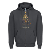 Smoke eldenring Zipper Hoodie - linhVisuals