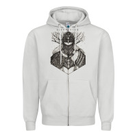 Dove Grey eldenring Zipper Hoodie - linhVisuals