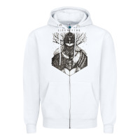 White eldenring Zipper Hoodie - linhVisuals