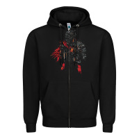 Black eldenring Zipper Hoodie - linhVisuals