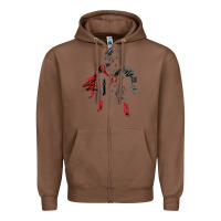 Chestnut eldenring Zipper Hoodie - linhVisuals