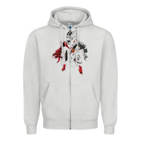 Dove Grey eldenring Zipper Hoodie - linhVisuals