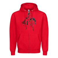 Red eldenring Zipper Hoodie - linhVisuals