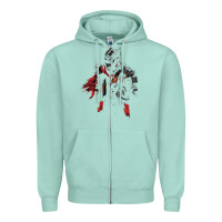 Seafoam eldenring Zipper Hoodie - linhVisuals