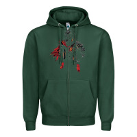 Sports Green eldenring Zipper Hoodie - linhVisuals