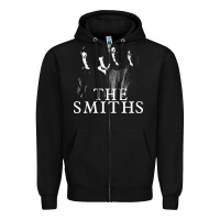 Black Best THE SMITHS Music Zipper Hoodie - linhVisuals