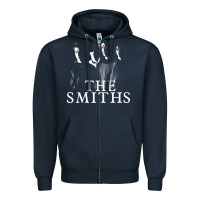Navy Best THE SMITHS Music Zipper Hoodie - linhVisuals