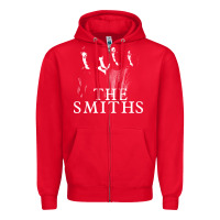 Red Best THE SMITHS Music Zipper Hoodie - linhVisuals