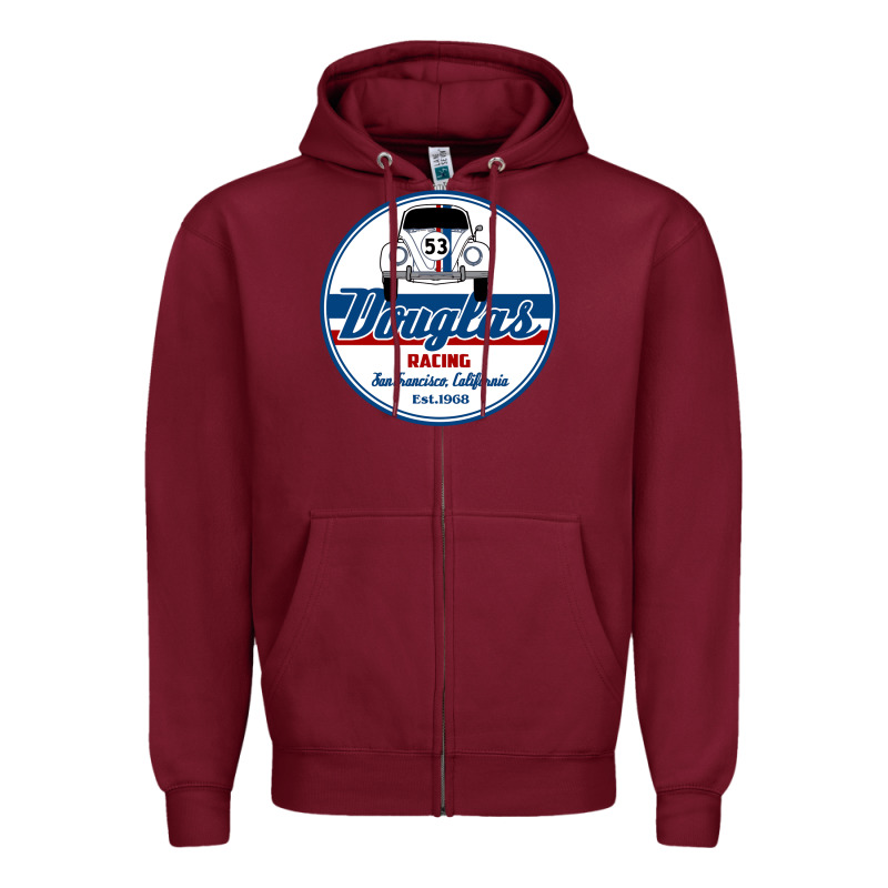 Douglas Racing Zipper Hoodie by linhVisuals | Teevron