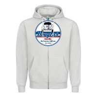 Dove Grey douglas racing Zipper Hoodie - linhVisuals