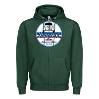 Sports Green douglas racing Zipper Hoodie - linhVisuals