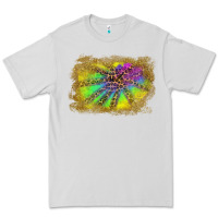 Dove Grey colorful glitter leopard background Premium Tee - RanaPortraitStore