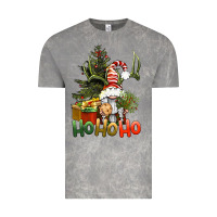 Cloud Rock Ho Ho Ho Christmas Gnome Vintage Tee - BundleAndBundleShop