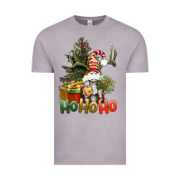Vintage Zinc Ho Ho Ho Christmas Gnome Vintage Tee - BundleAndBundleShop