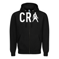 Black CR7 Zipper Hoodie - linhVisuals