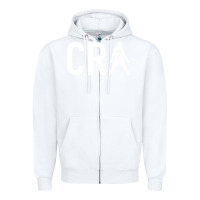 White CR7 Zipper Hoodie - linhVisuals