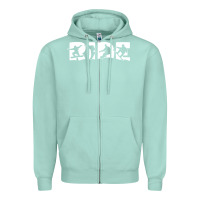 Seafoam ride snowboard snowboarding Zipper Hoodie - linhVisuals