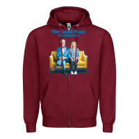Burgundy the good place Zipper Hoodie - linhVisuals