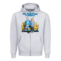 Heather Grey the good place Zipper Hoodie - linhVisuals