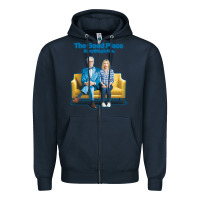 Navy the good place Zipper Hoodie - linhVisuals