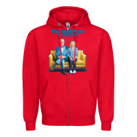 Red the good place Zipper Hoodie - linhVisuals