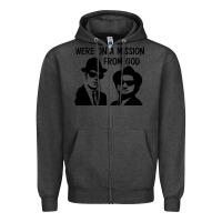 Charcoal Heather Elwood & Jake Zipper Hoodie - linhVisuals