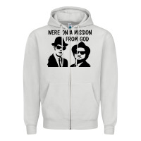 Dove Grey Elwood & Jake Zipper Hoodie - linhVisuals
