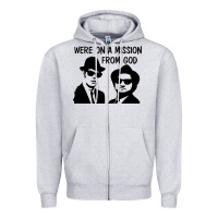 Heather Grey Elwood & Jake Zipper Hoodie - linhVisuals