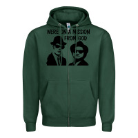 Sports Green Elwood & Jake Zipper Hoodie - linhVisuals