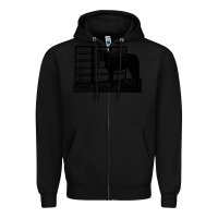 Black beautiful jim key  performing horse Zipper Hoodie - linhVisuals