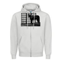 Dove Grey beautiful jim key  performing horse Zipper Hoodie - linhVisuals