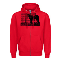 Red beautiful jim key  performing horse Zipper Hoodie - linhVisuals