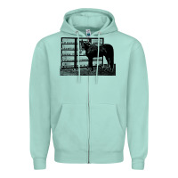 Seafoam beautiful jim key  performing horse Zipper Hoodie - linhVisuals