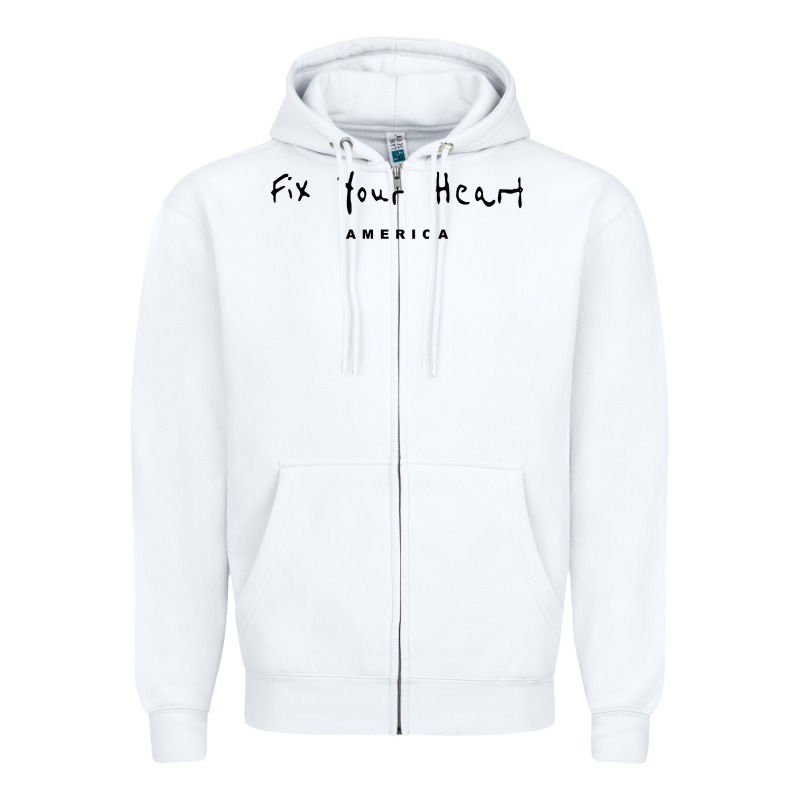 Fix Your Heart America Zipper Hoodie by linhVisuals | Teevron