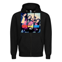 Black Color Me Badd Zipper Hoodie - linhVisuals