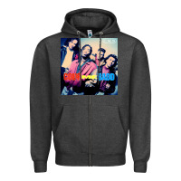Charcoal Heather Color Me Badd Zipper Hoodie - linhVisuals
