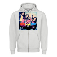 Dove Grey Color Me Badd Zipper Hoodie - linhVisuals