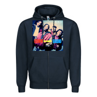 Navy Color Me Badd Zipper Hoodie - linhVisuals
