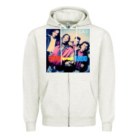Oatmeal Heather Color Me Badd Zipper Hoodie - linhVisuals